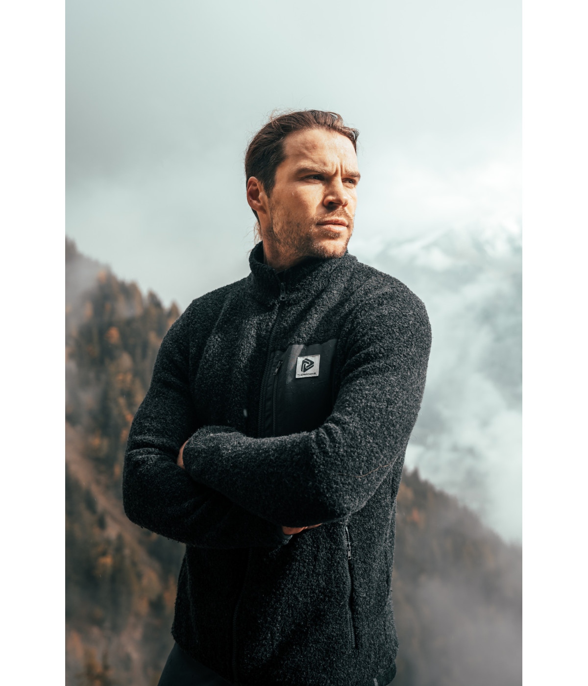 ReNew Vilnos Vyriškas Džemperis Su Užtrauktuku