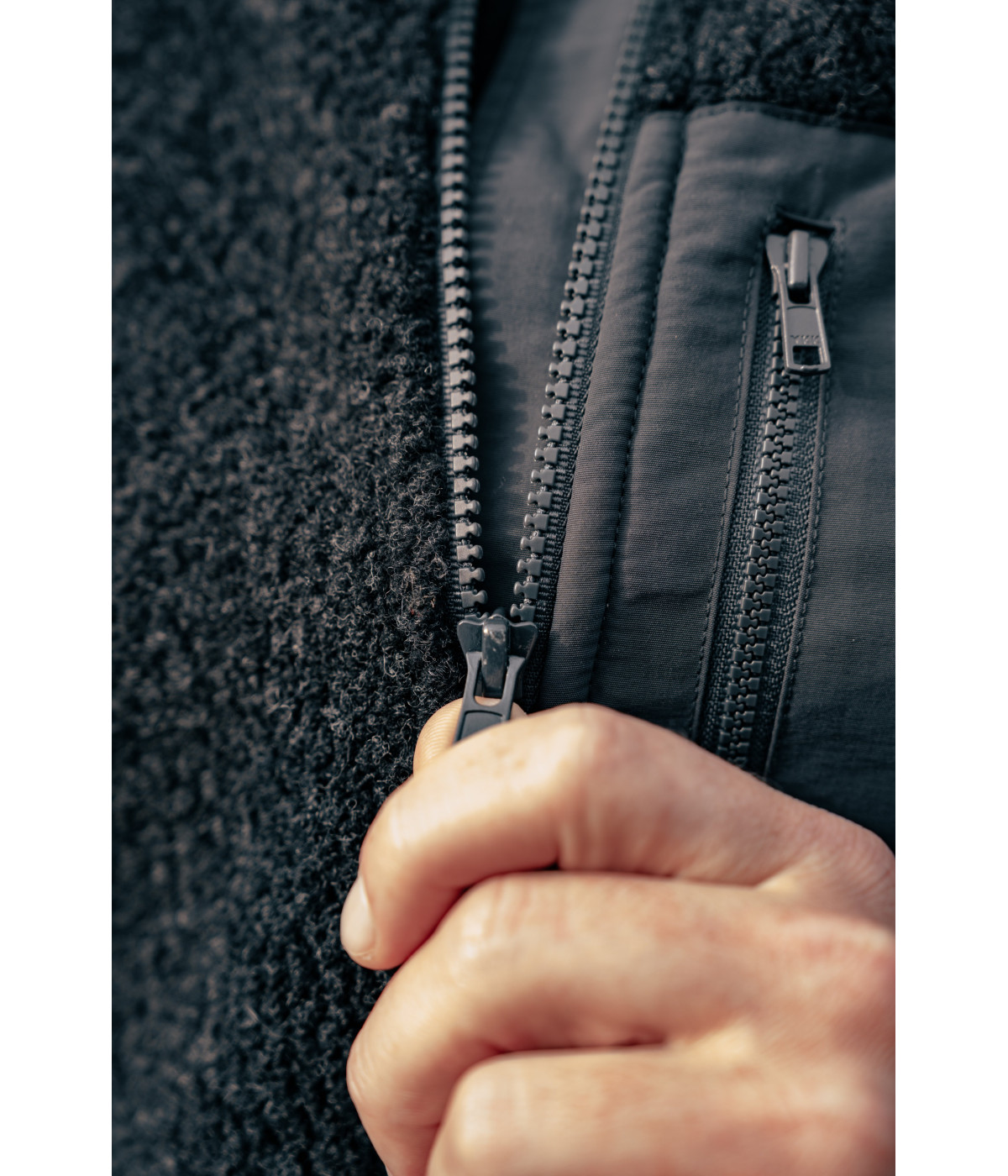 ReNew Vilnos Vyriškas Džemperis Su Užtrauktuku